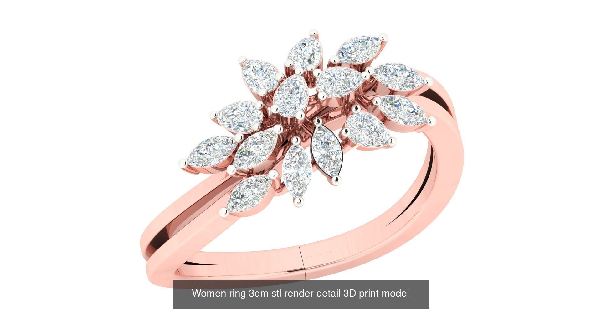 440 engagement wedding women ring 3dm details bulk collection  _124