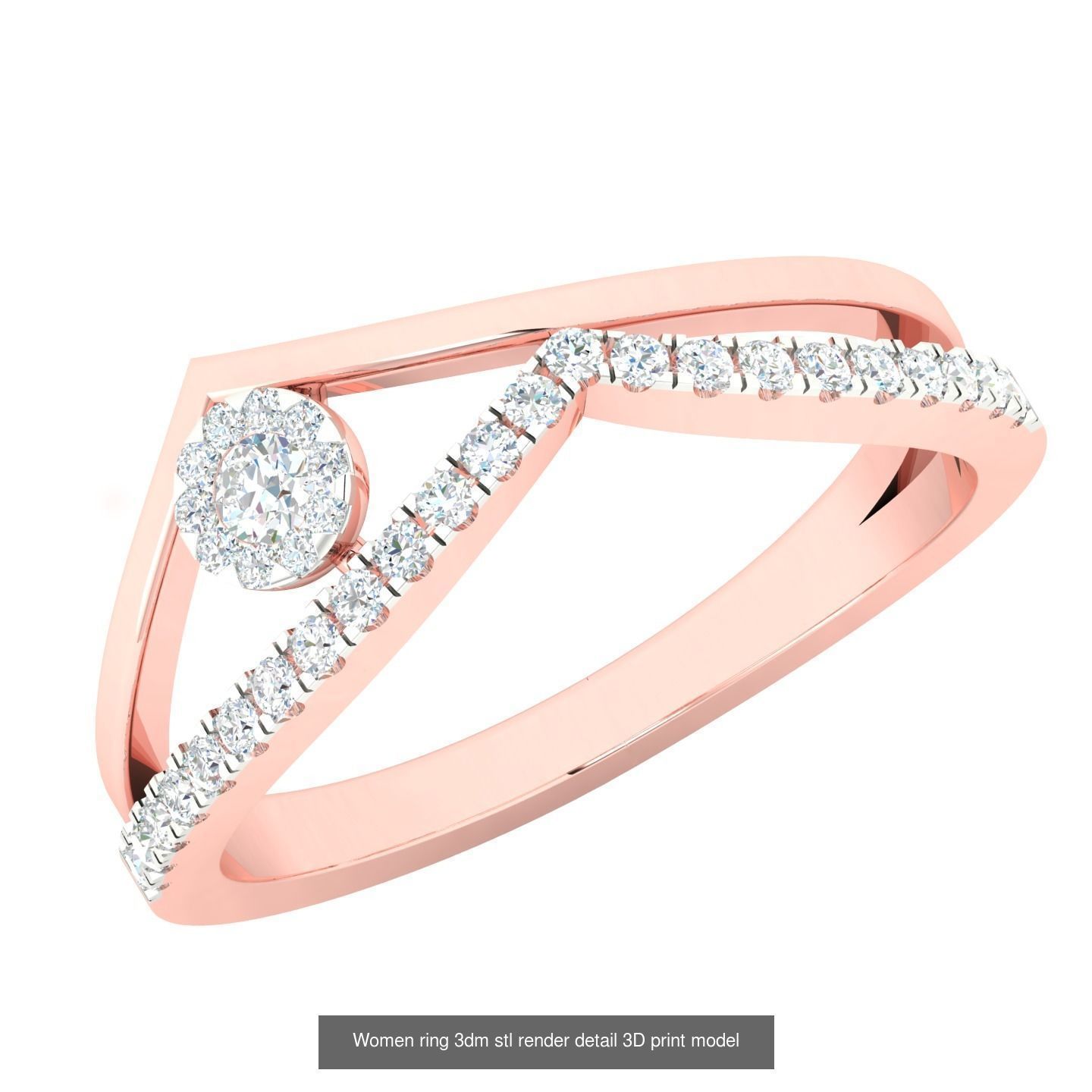 440 engagement wedding women ring 3dm details bulk collection  _155