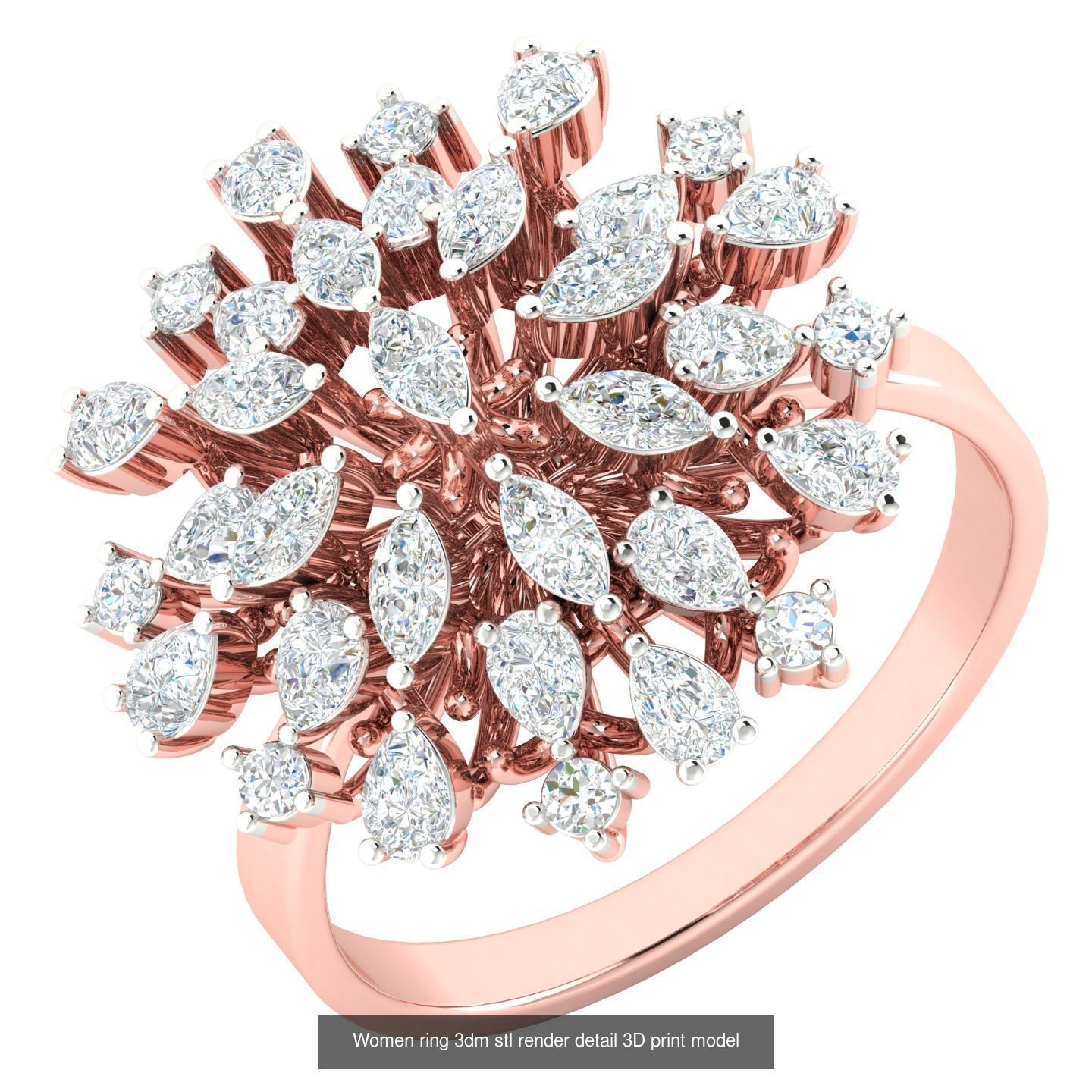 440 engagement wedding women ring 3dm details bulk collection  _100