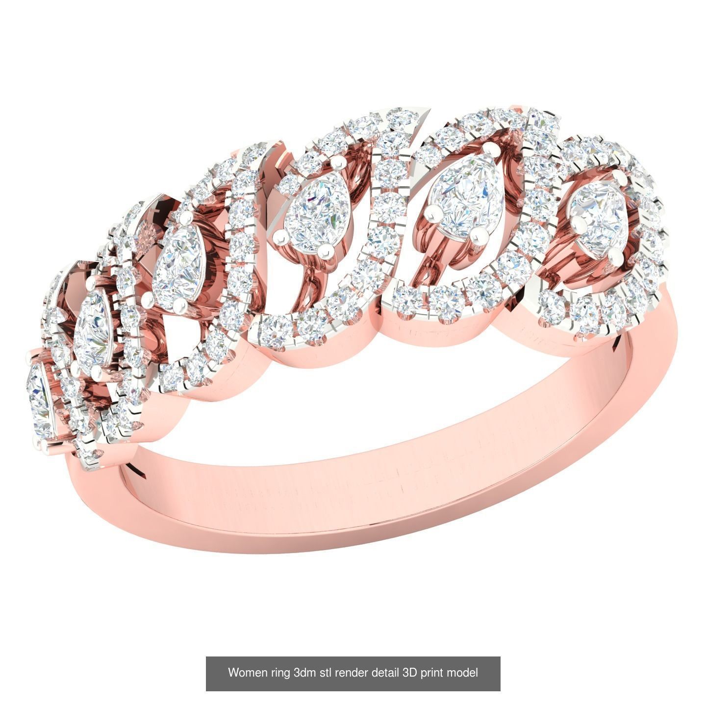 440 engagement wedding women ring 3dm details bulk collection  _98