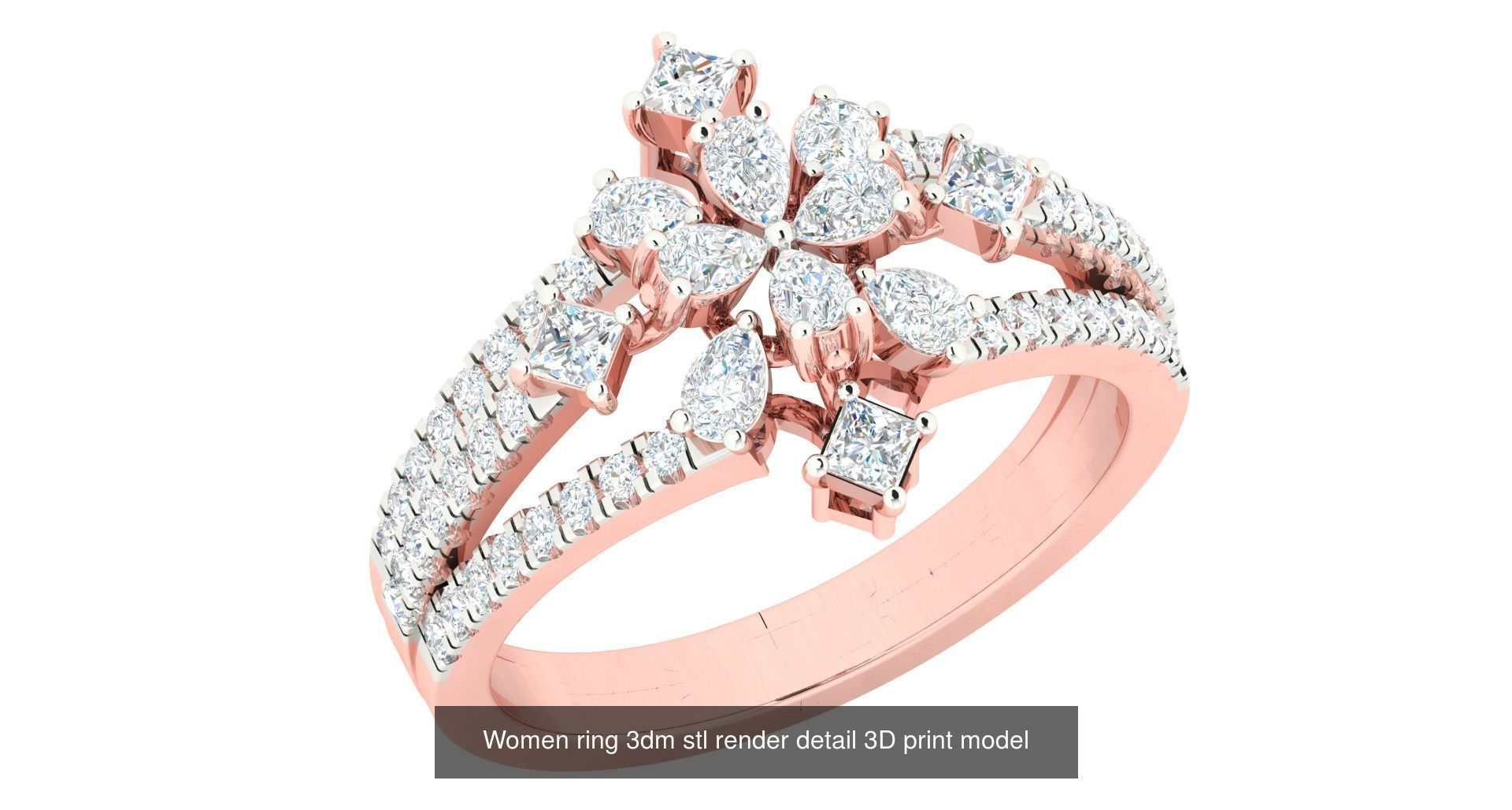 440 engagement wedding women ring 3dm details bulk collection  _105