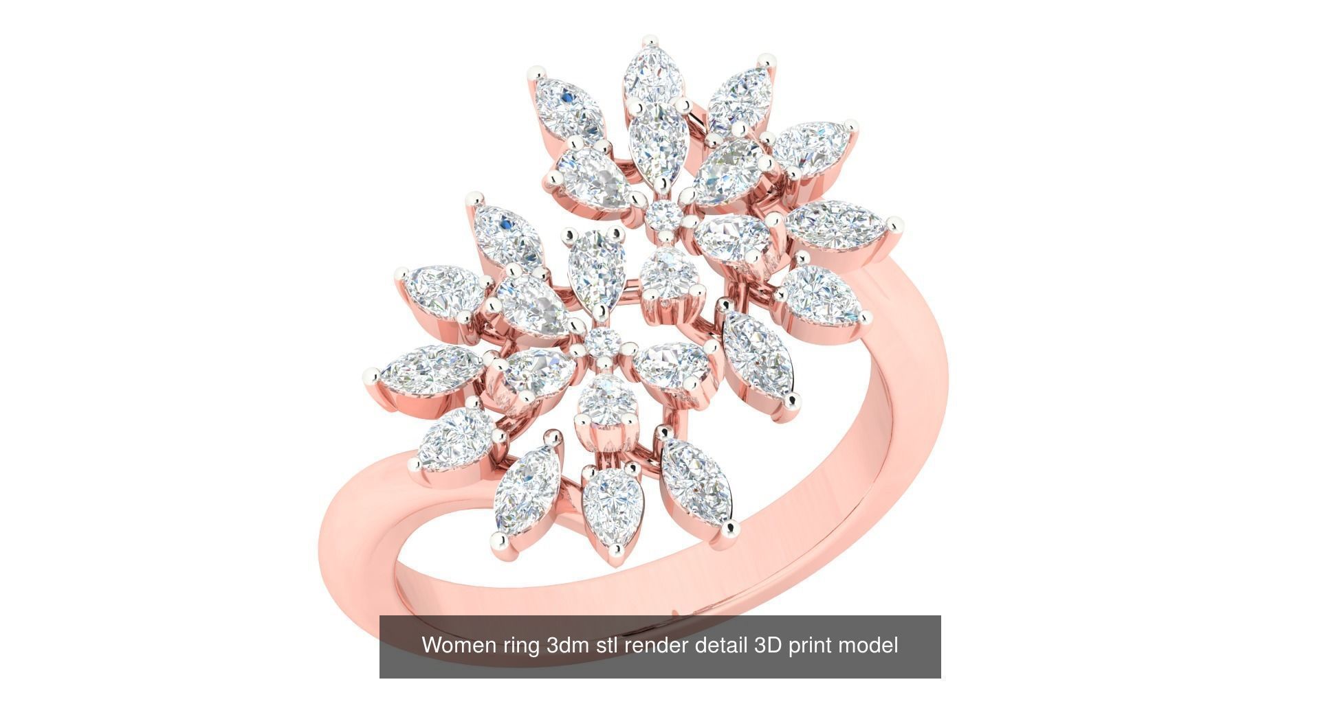 440 engagement wedding women ring 3dm details bulk collection  _120
