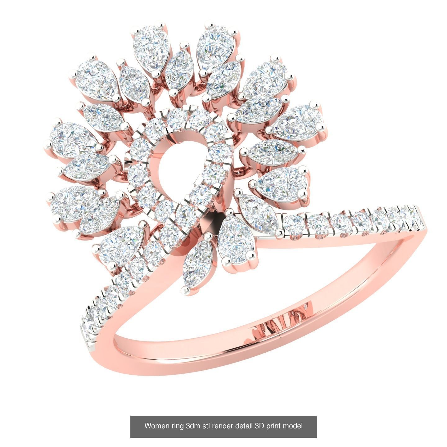 440 engagement wedding women ring 3dm details bulk collection  _60