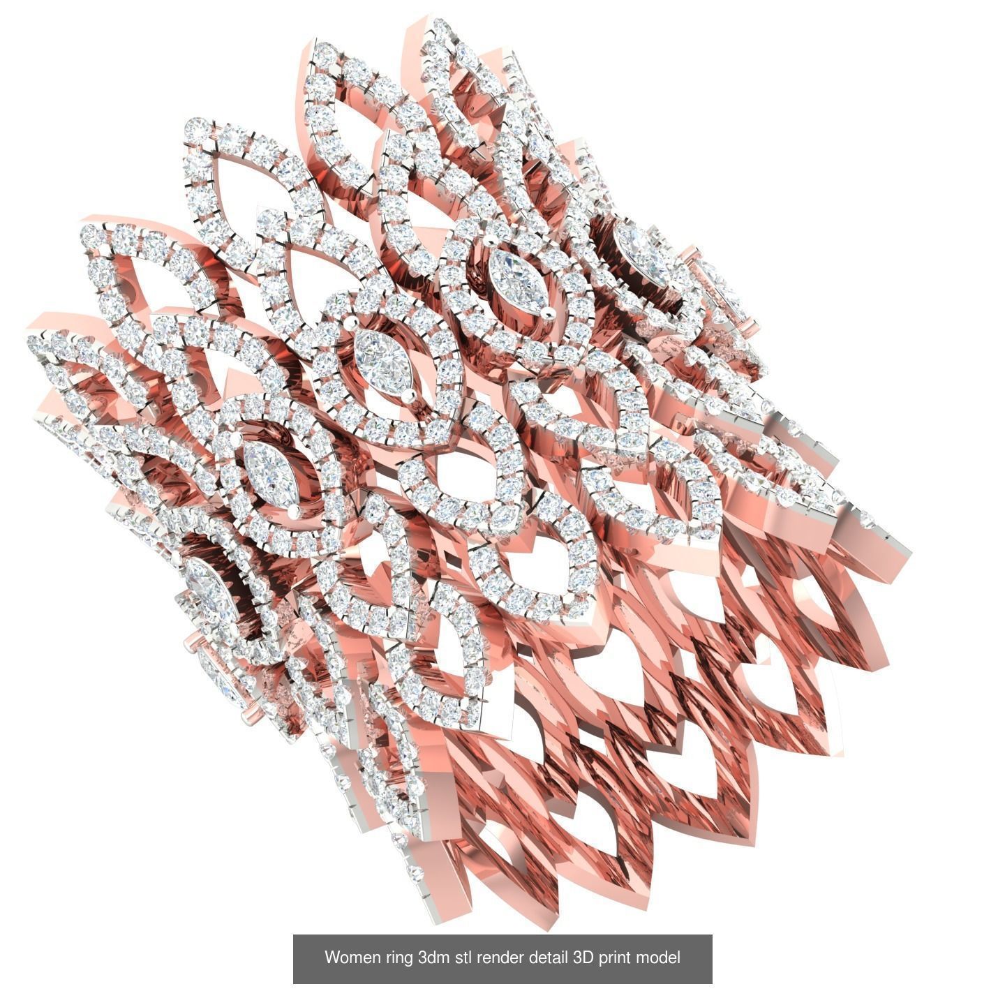 440 engagement wedding women ring 3dm details bulk collection  _26