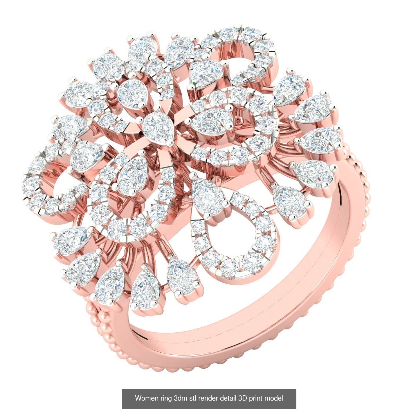 440 engagement wedding women ring 3dm details bulk collection  _91