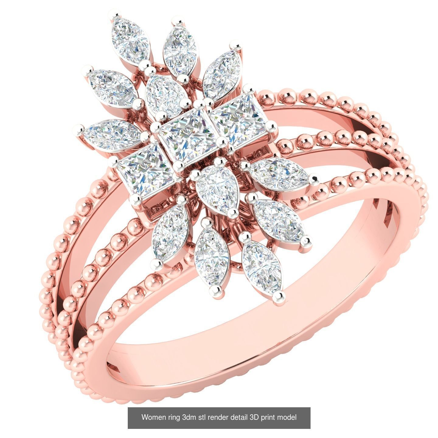 440 engagement wedding women ring 3dm details bulk collection  _65