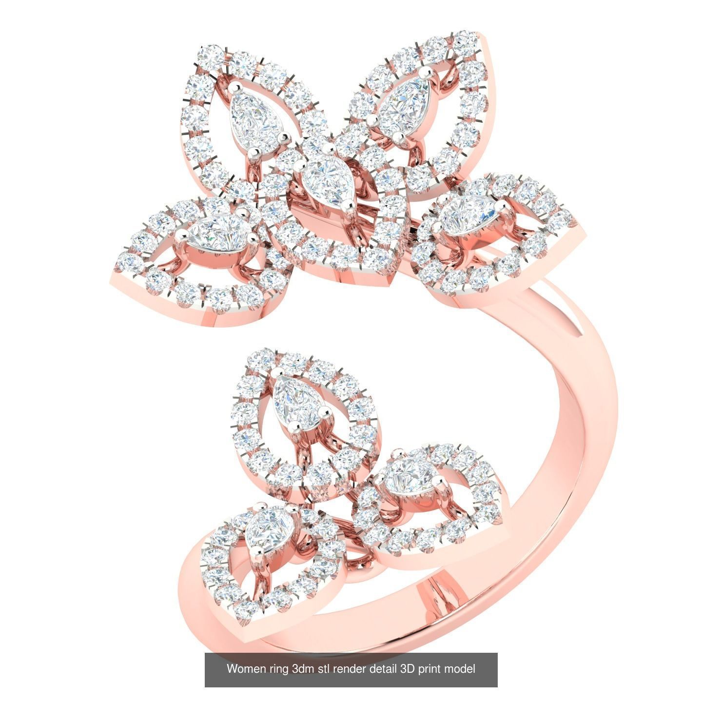 440 engagement wedding women ring 3dm details bulk collection  _81