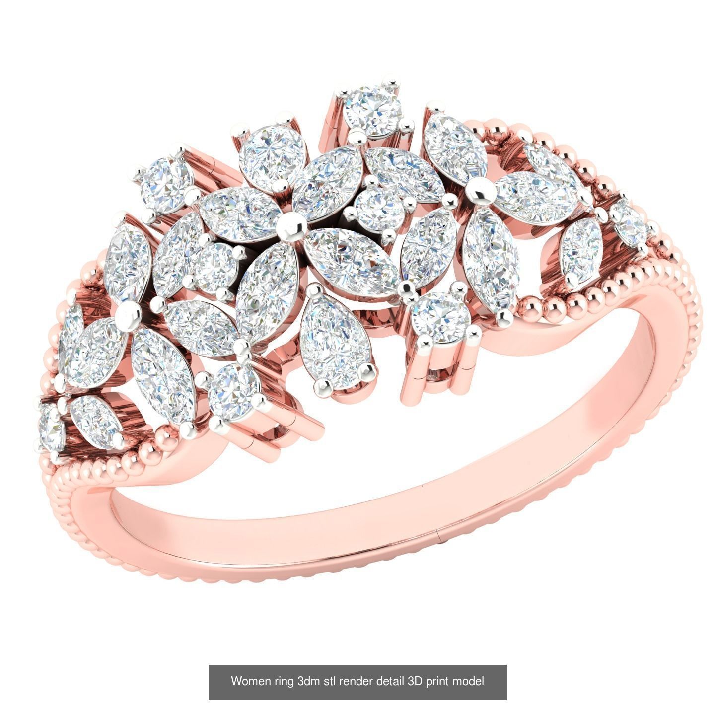 440 engagement wedding women ring 3dm details bulk collection  _56