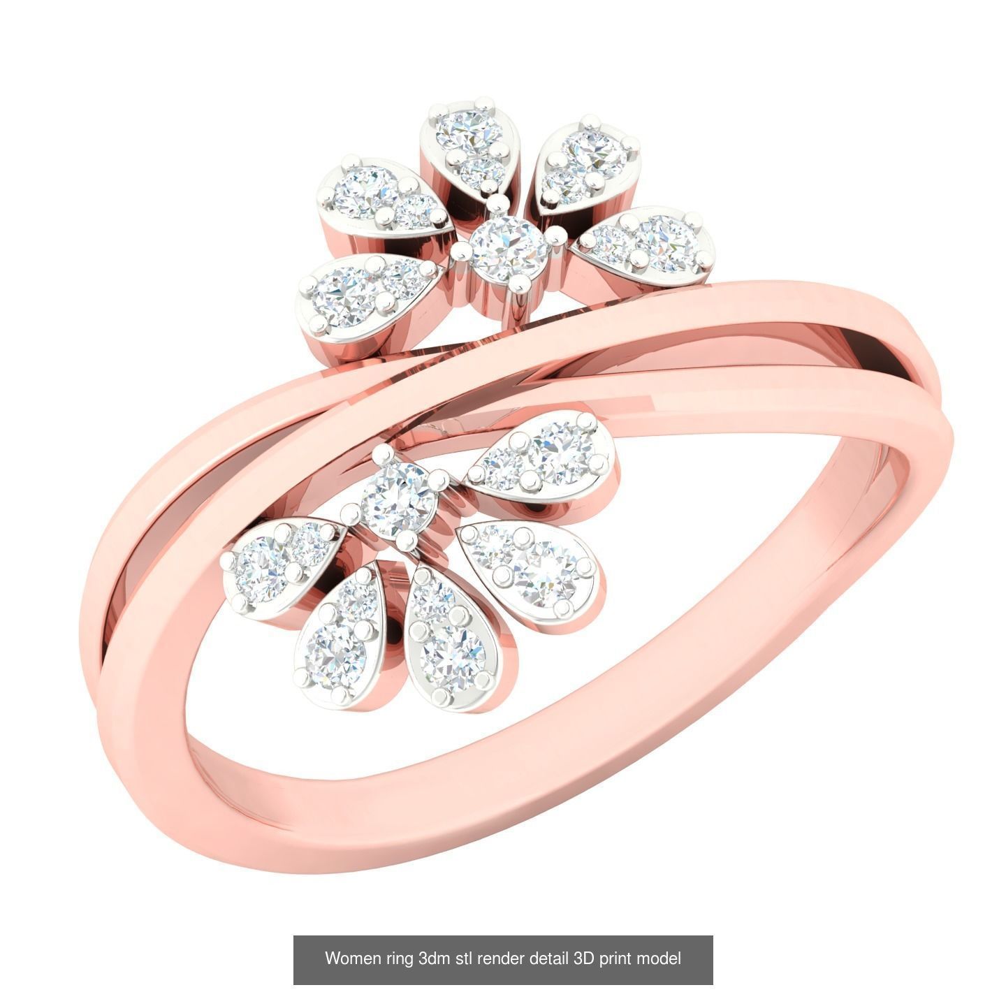 440 engagement wedding women ring 3dm details bulk collection  _139