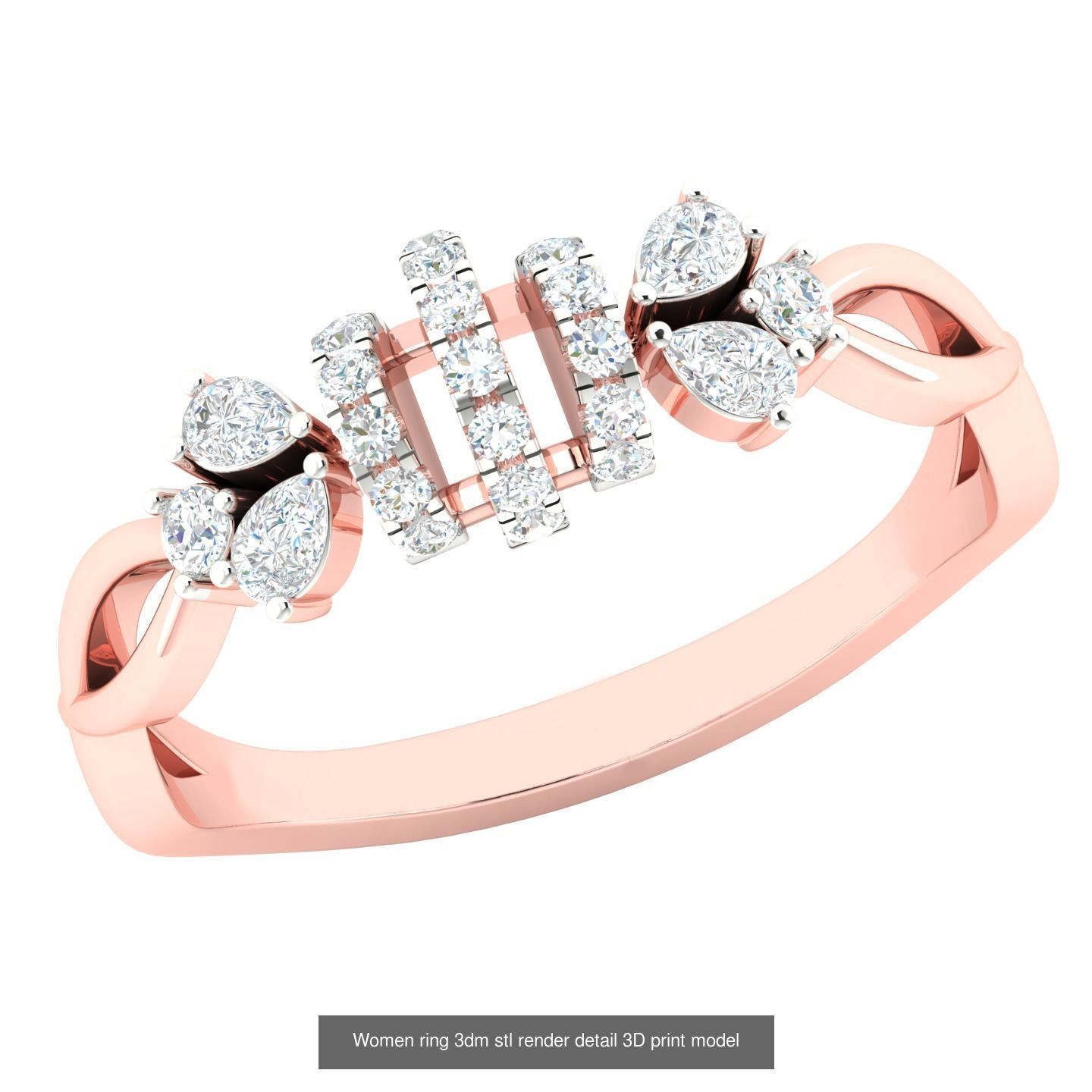 440 engagement wedding women ring 3dm details bulk collection  _41