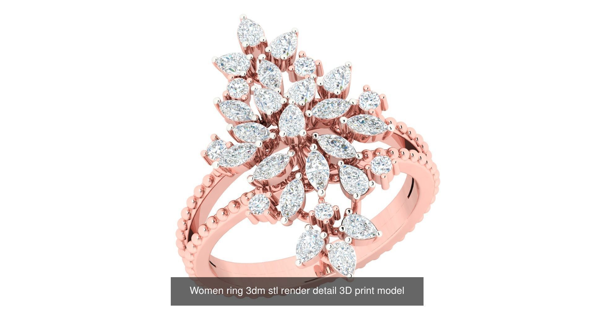 440 engagement wedding women ring 3dm details bulk collection  _128