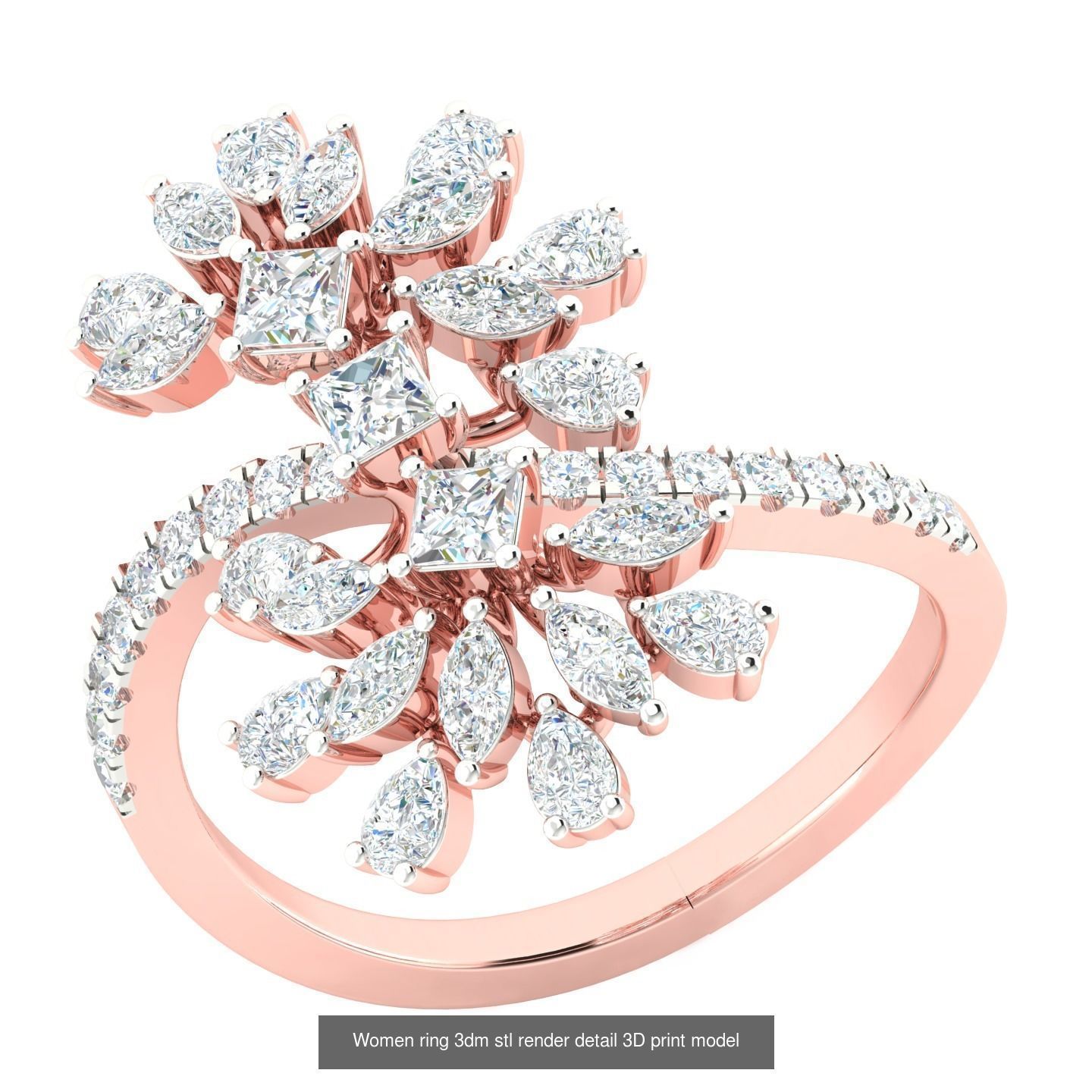 440 engagement wedding women ring 3dm details bulk collection  _59