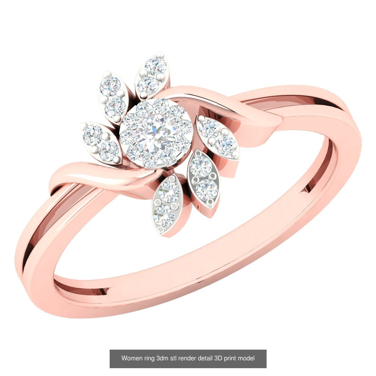 440 engagement wedding women ring 3dm details bulk collection  _158