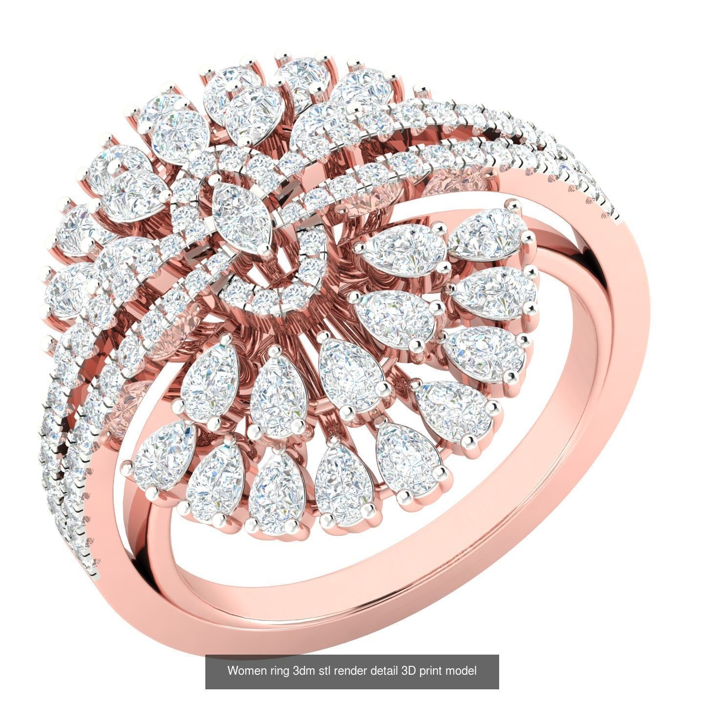 440 engagement wedding women ring 3dm details bulk collection  _35