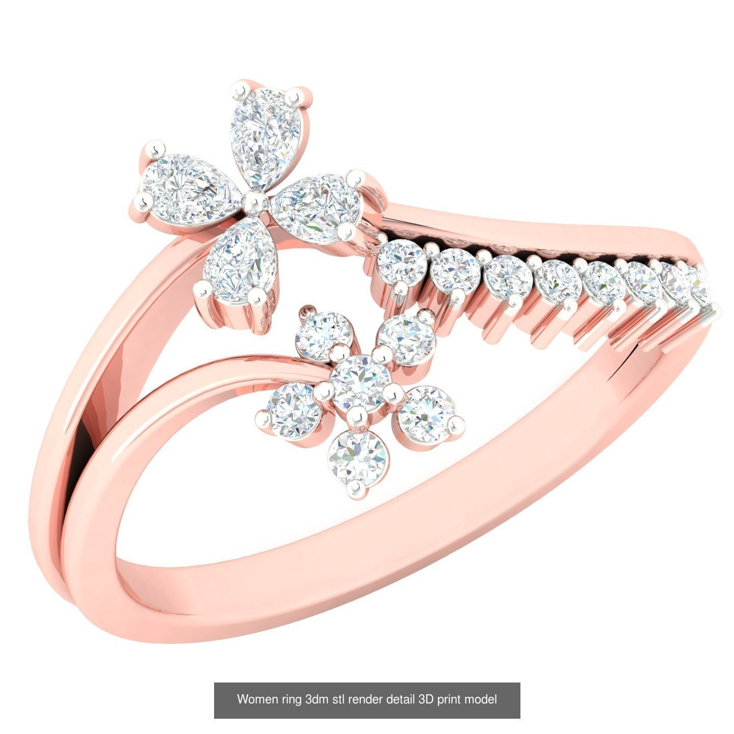 440 engagement wedding women ring 3dm details bulk collection  _145