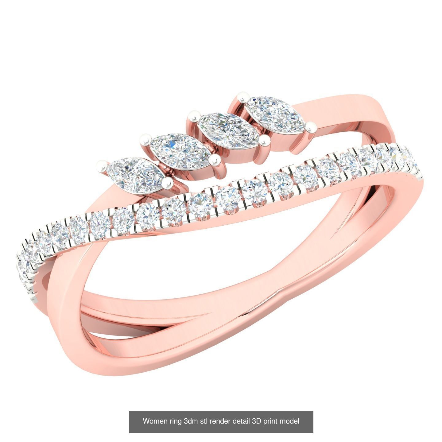 440 engagement wedding women ring 3dm details bulk collection  _154