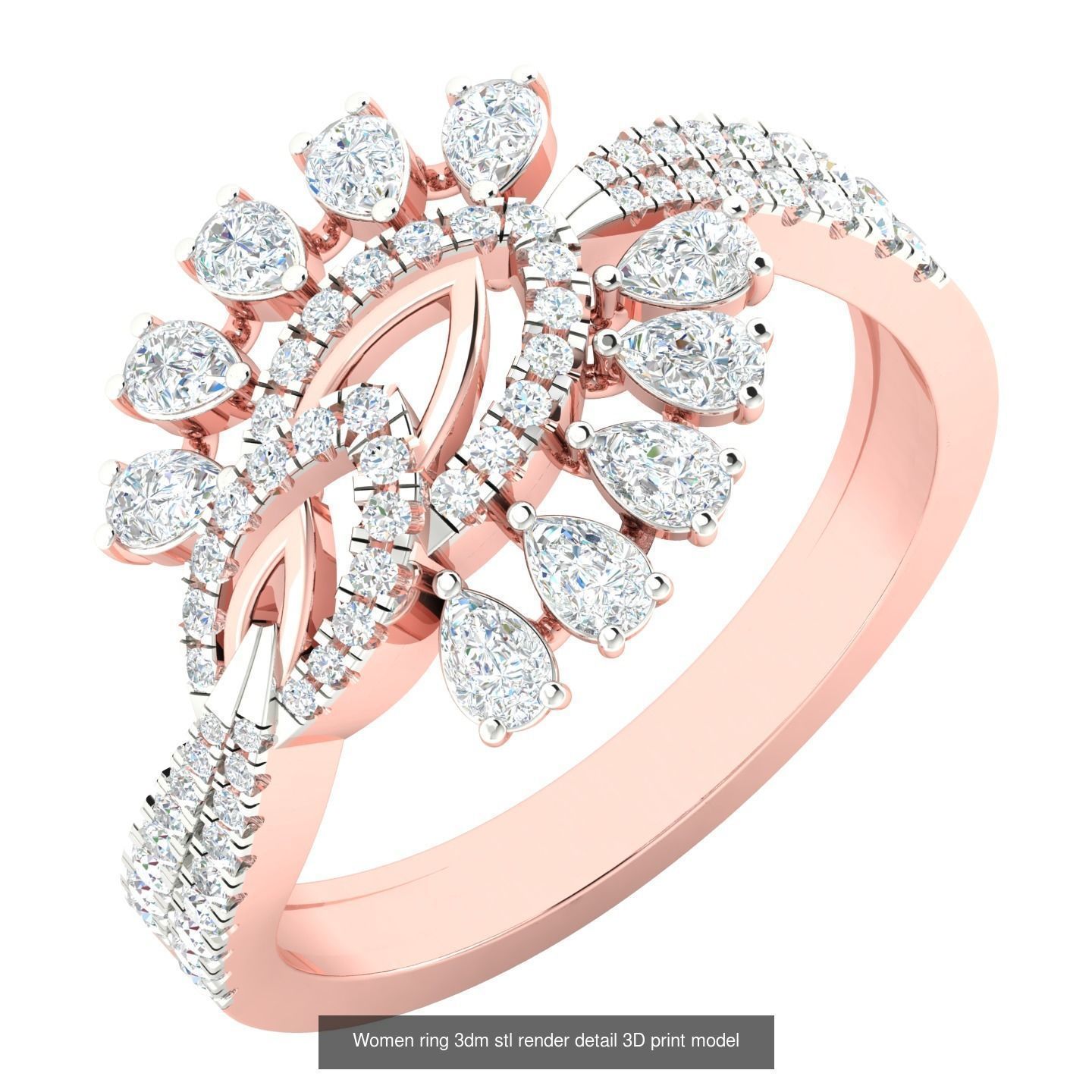 440 engagement wedding women ring 3dm details bulk collection  _12
