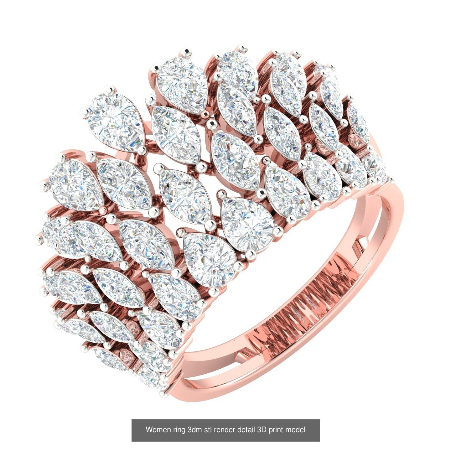 440 engagement wedding women ring 3dm details bulk collection  _61