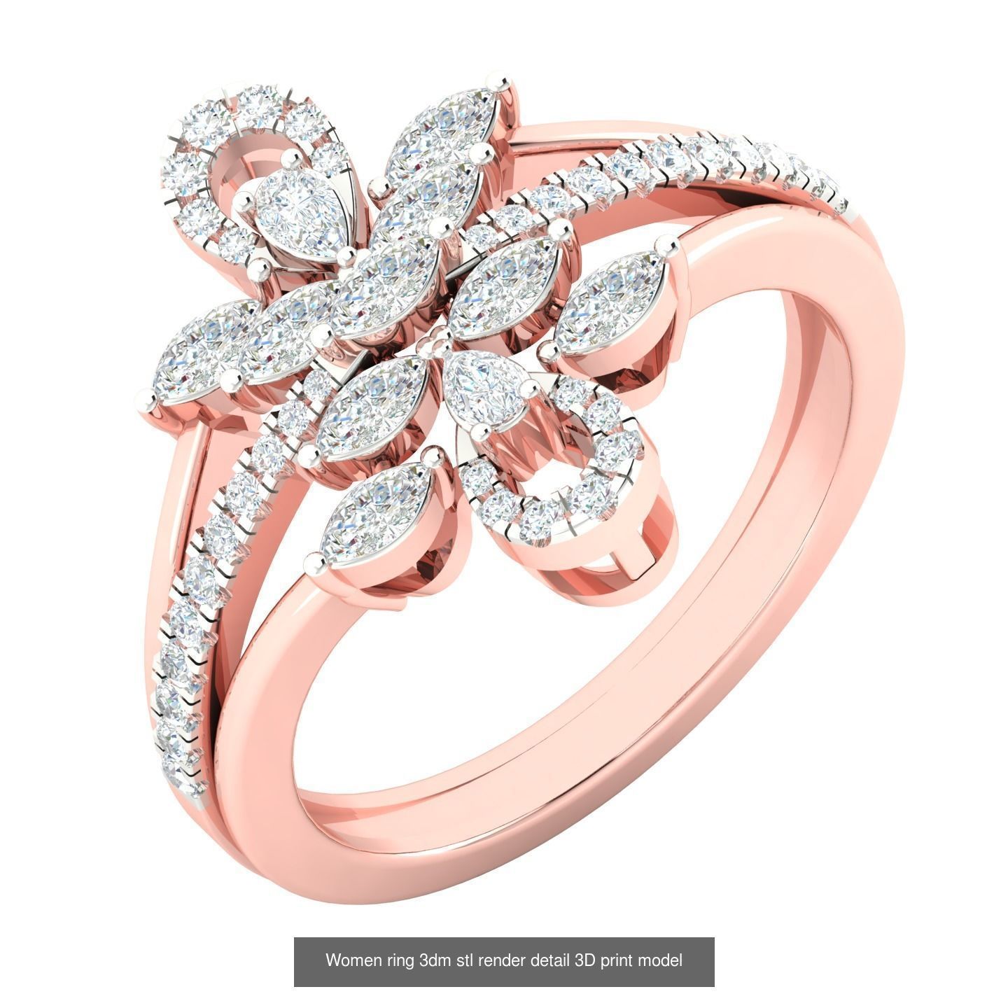 440 engagement wedding women ring 3dm details bulk collection  _8