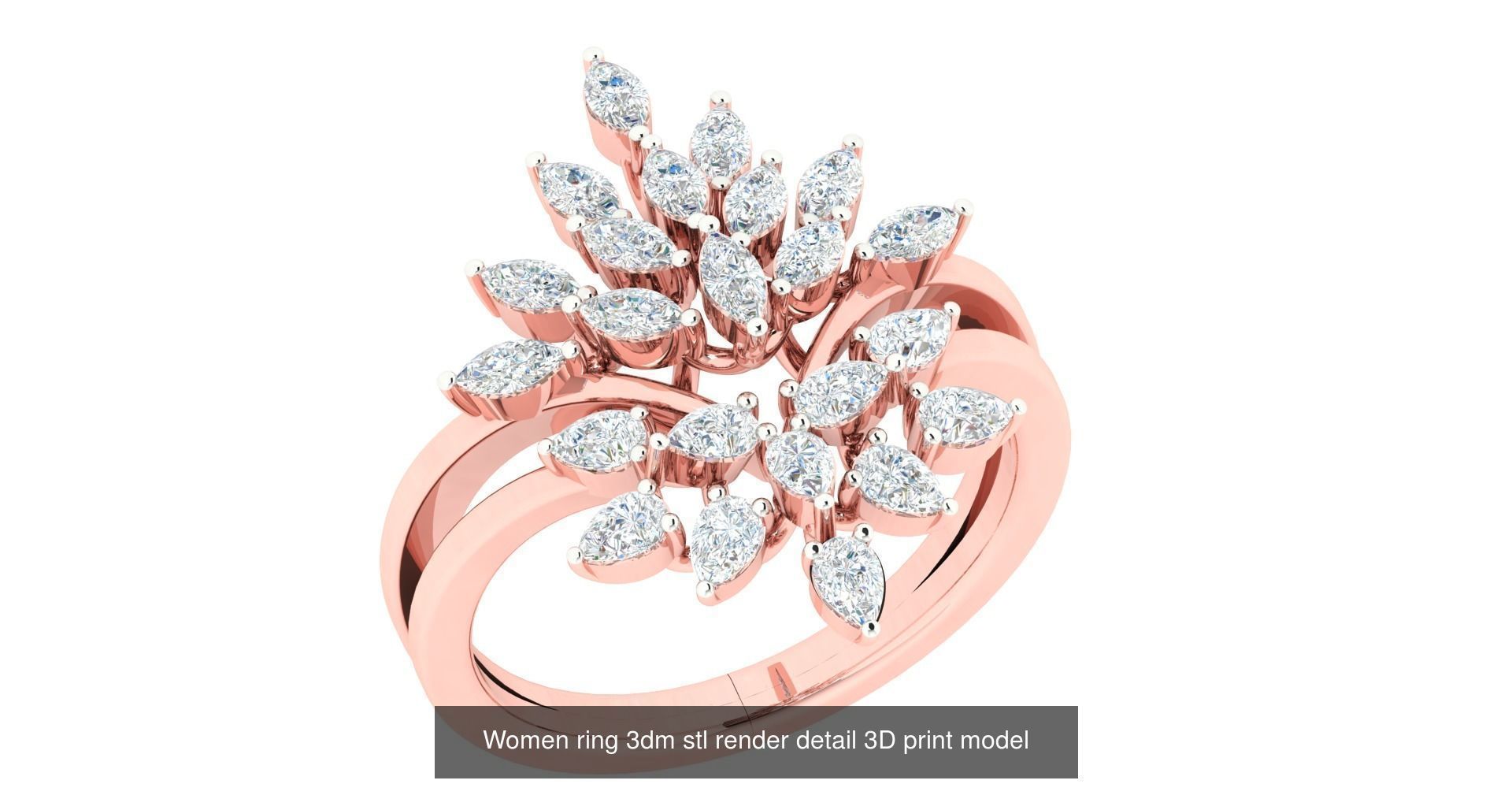 440 engagement wedding women ring 3dm details bulk collection  _112