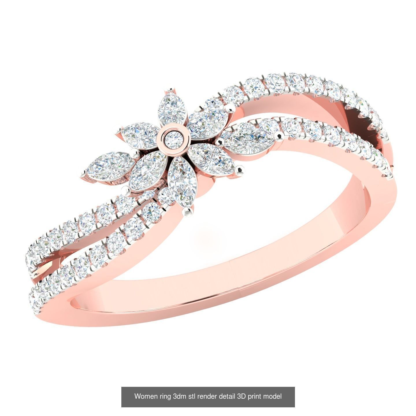 440 engagement wedding women ring 3dm details bulk collection  _57