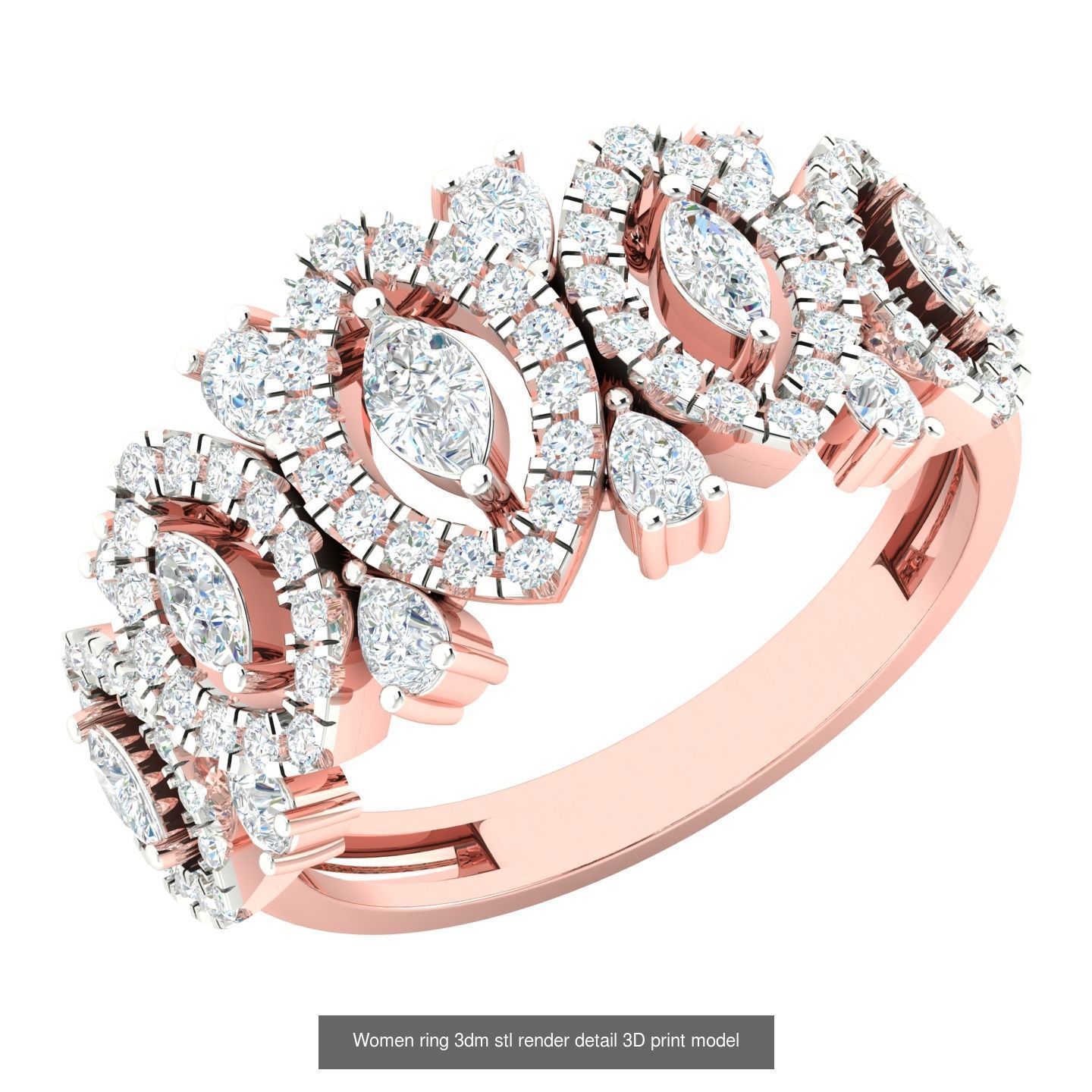 440 engagement wedding women ring 3dm details bulk collection  _16