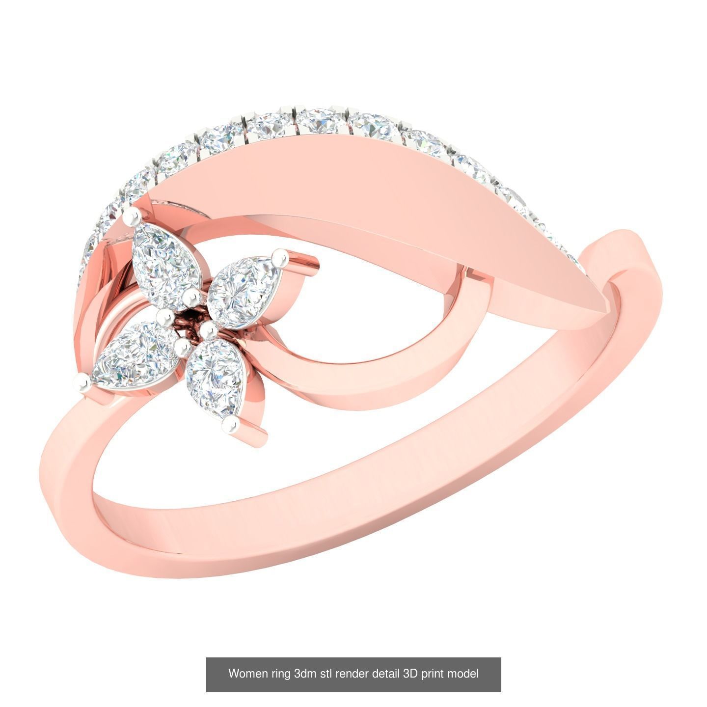 440 engagement wedding women ring 3dm details bulk collection  _146