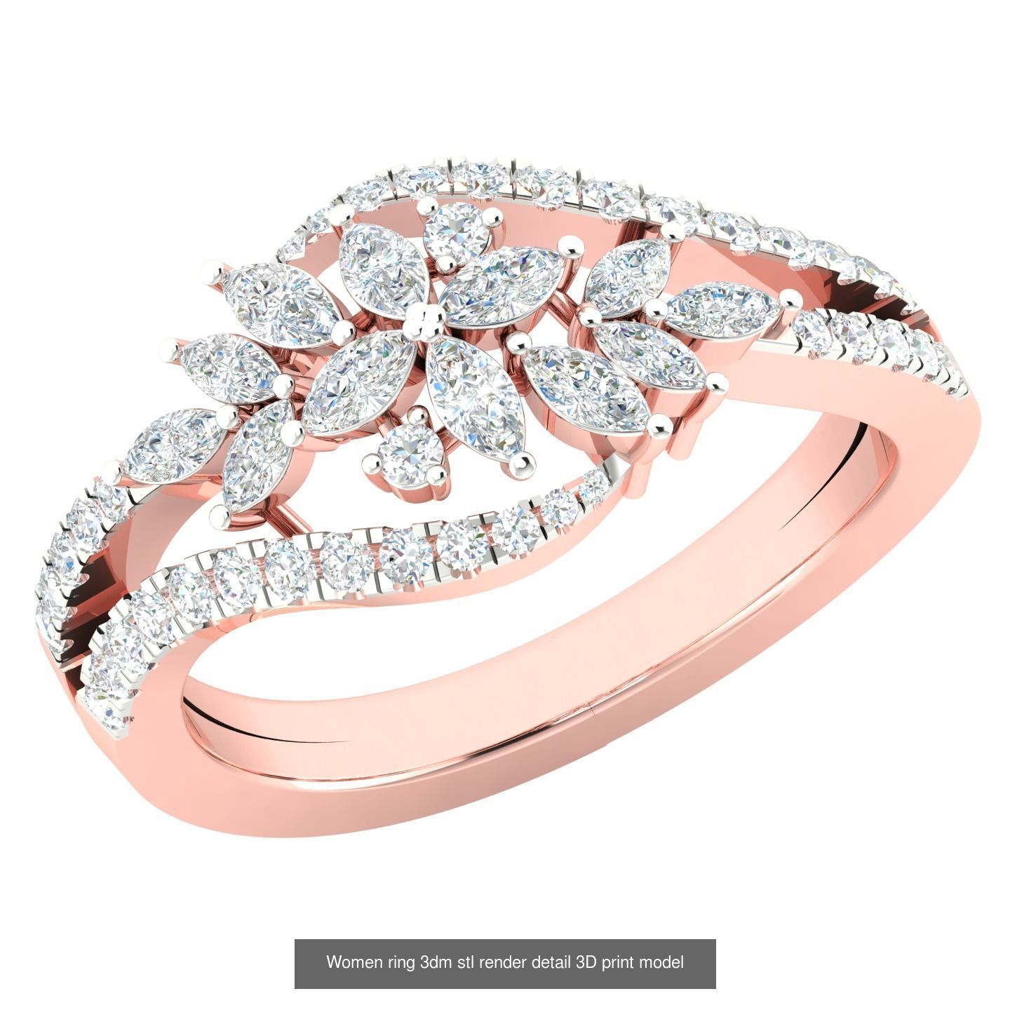 440 engagement wedding women ring 3dm details bulk collection  _34