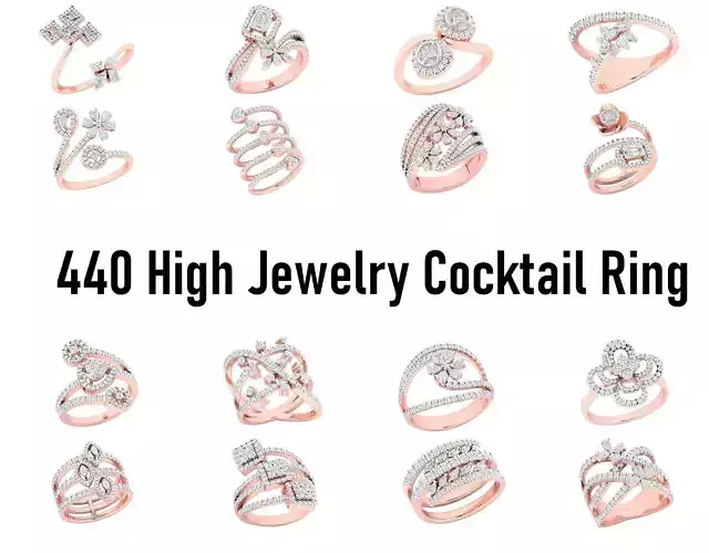440 engagement wedding women ring 3dm details bulk collection  