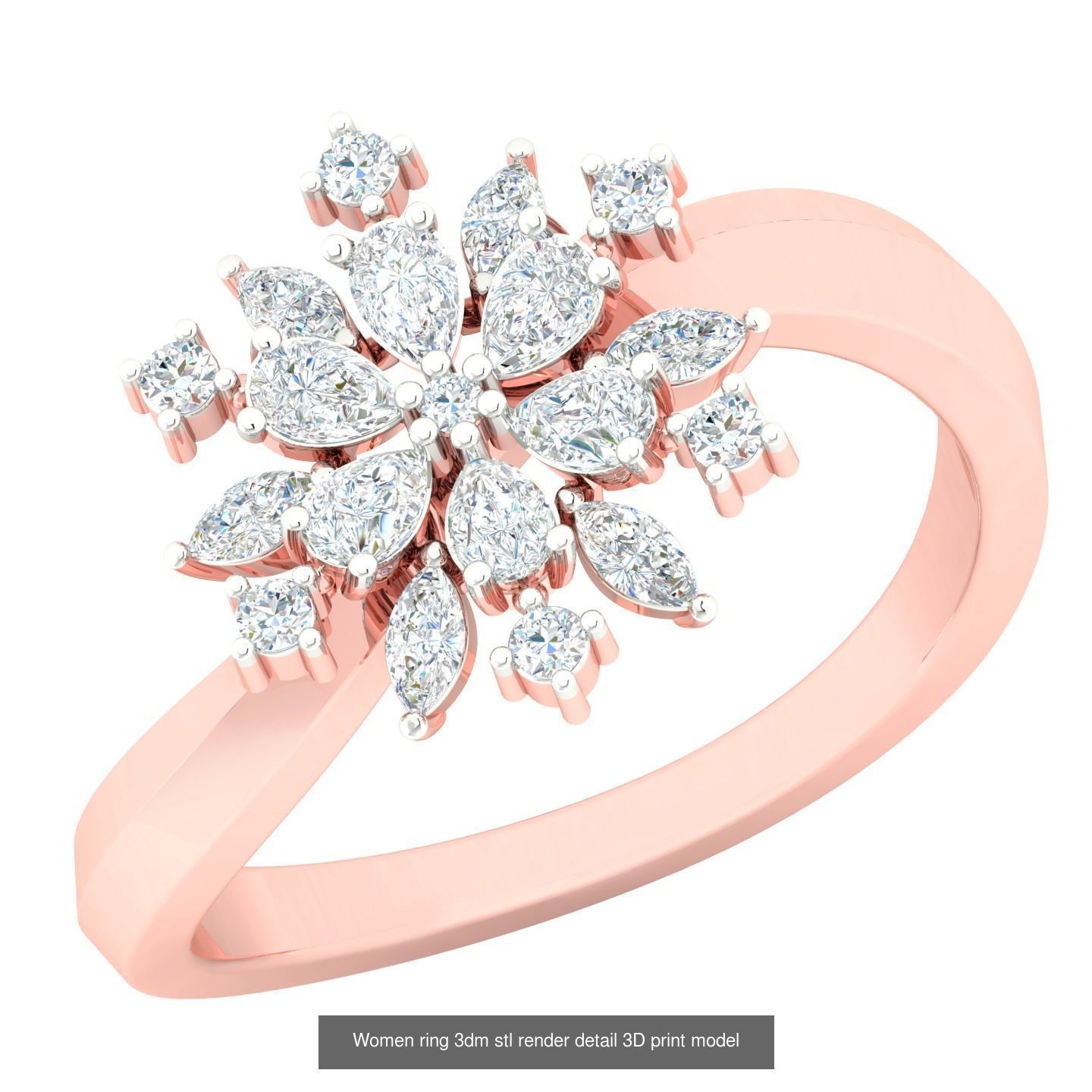 440 engagement wedding women ring 3dm details bulk collection  _148