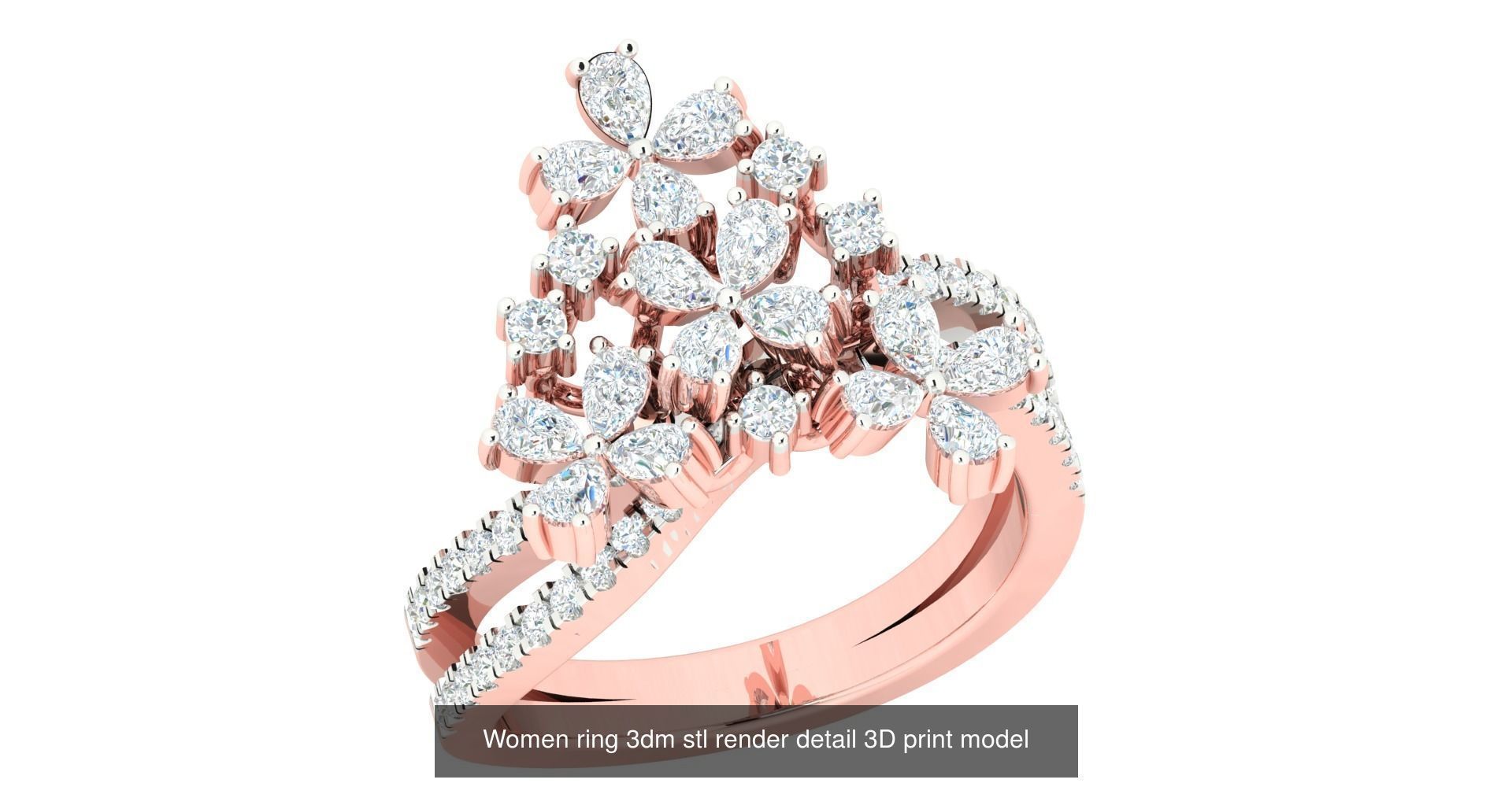 440 engagement wedding women ring 3dm details bulk collection  _115