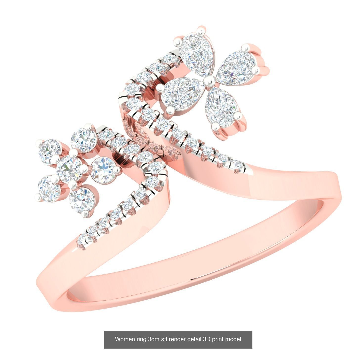 440 engagement wedding women ring 3dm details bulk collection  _157
