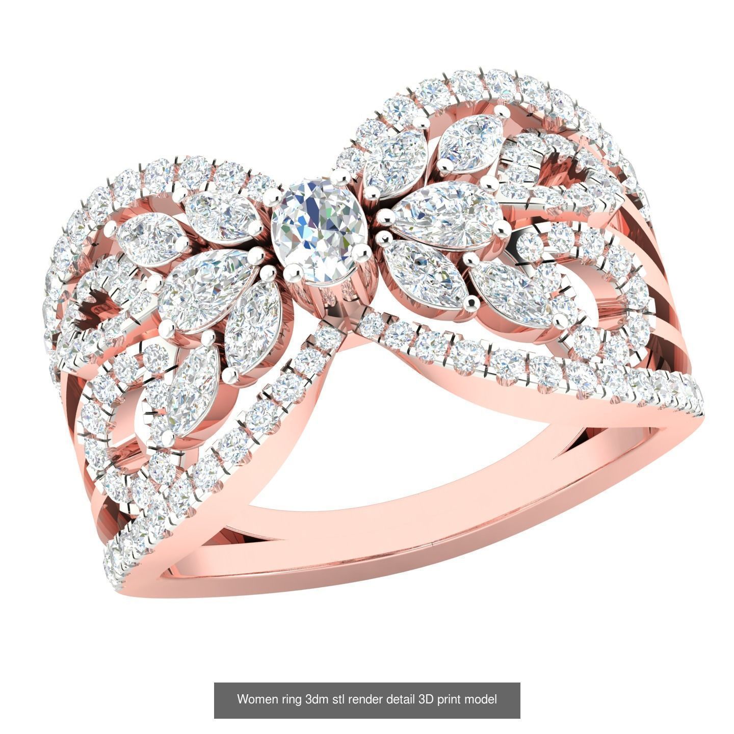 440 engagement wedding women ring 3dm details bulk collection  _37