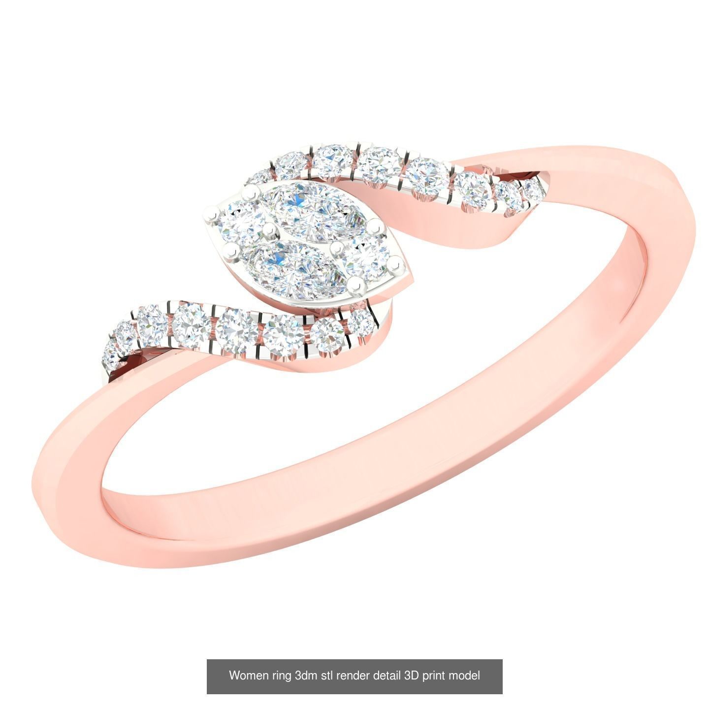 440 engagement wedding women ring 3dm details bulk collection  _137