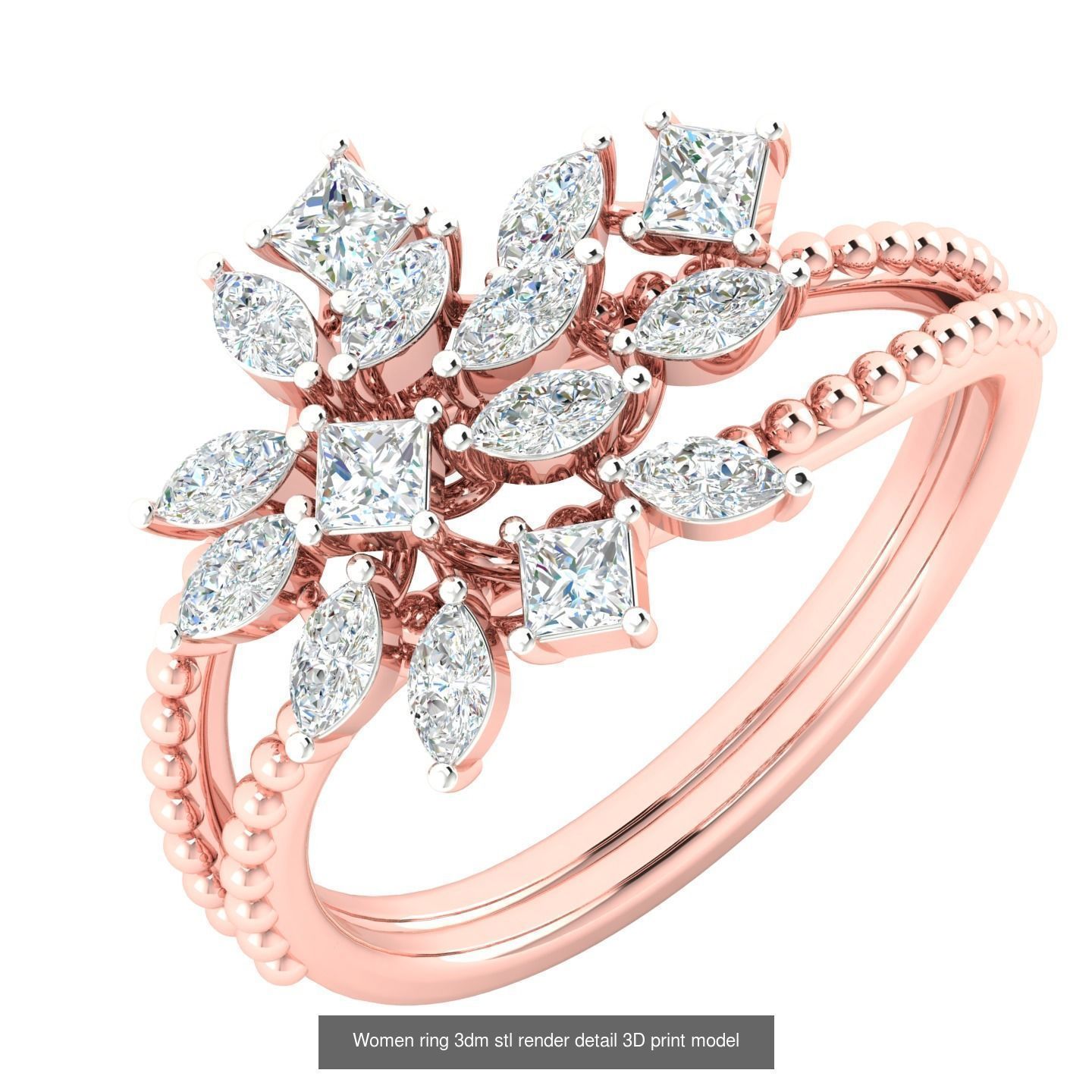 440 engagement wedding women ring 3dm details bulk collection  _68