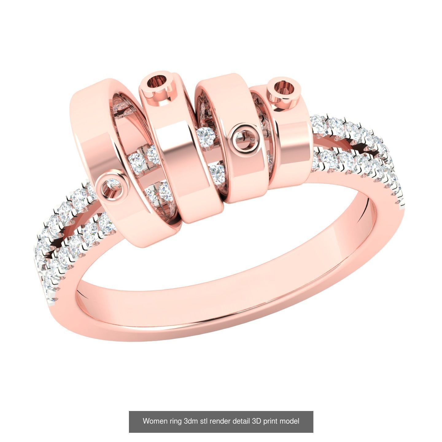 440 engagement wedding women ring 3dm details bulk collection  _20