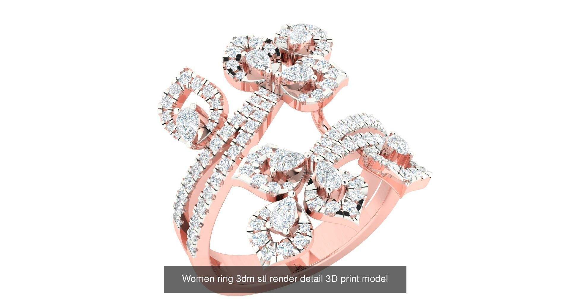 440 engagement wedding women ring 3dm details bulk collection  _130