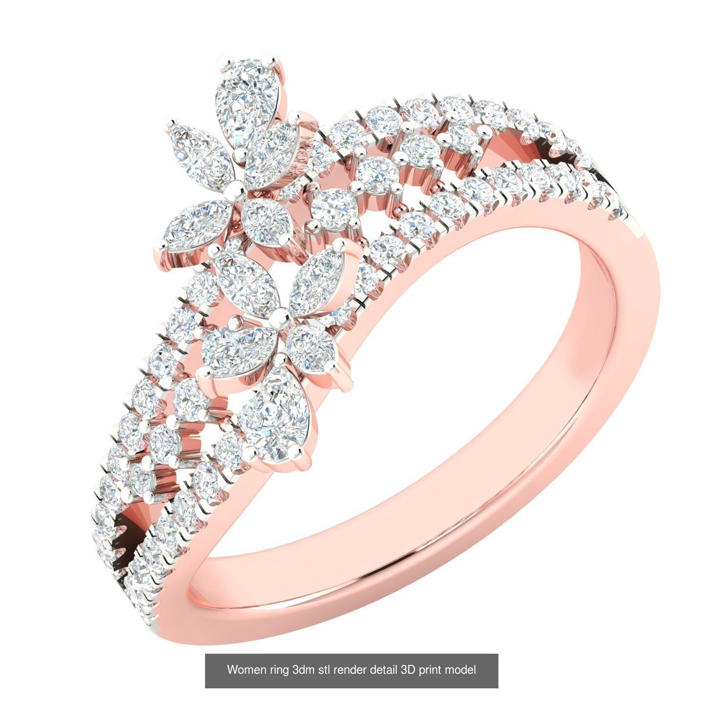 440 engagement wedding women ring 3dm details bulk collection  _54