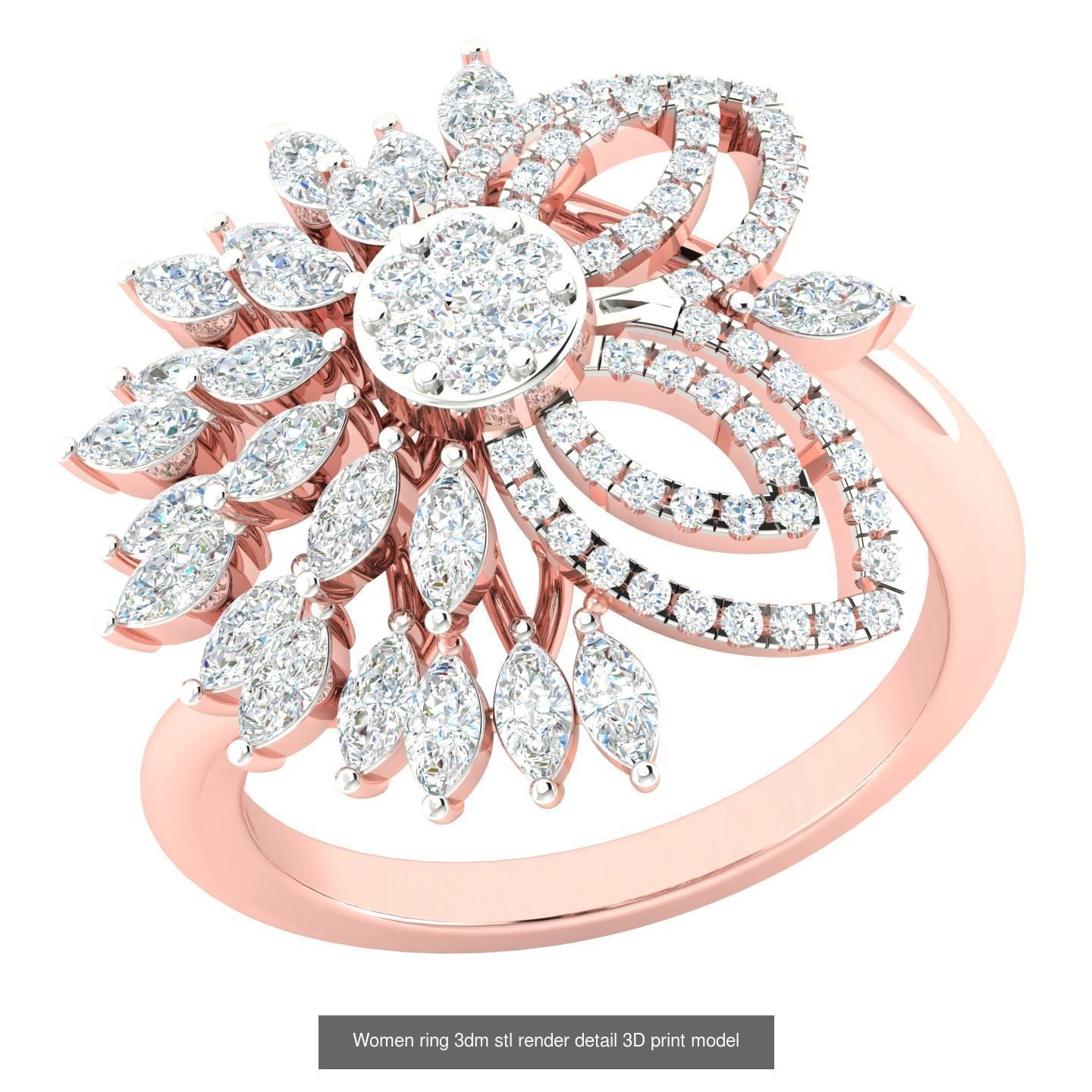 440 engagement wedding women ring 3dm details bulk collection  _85