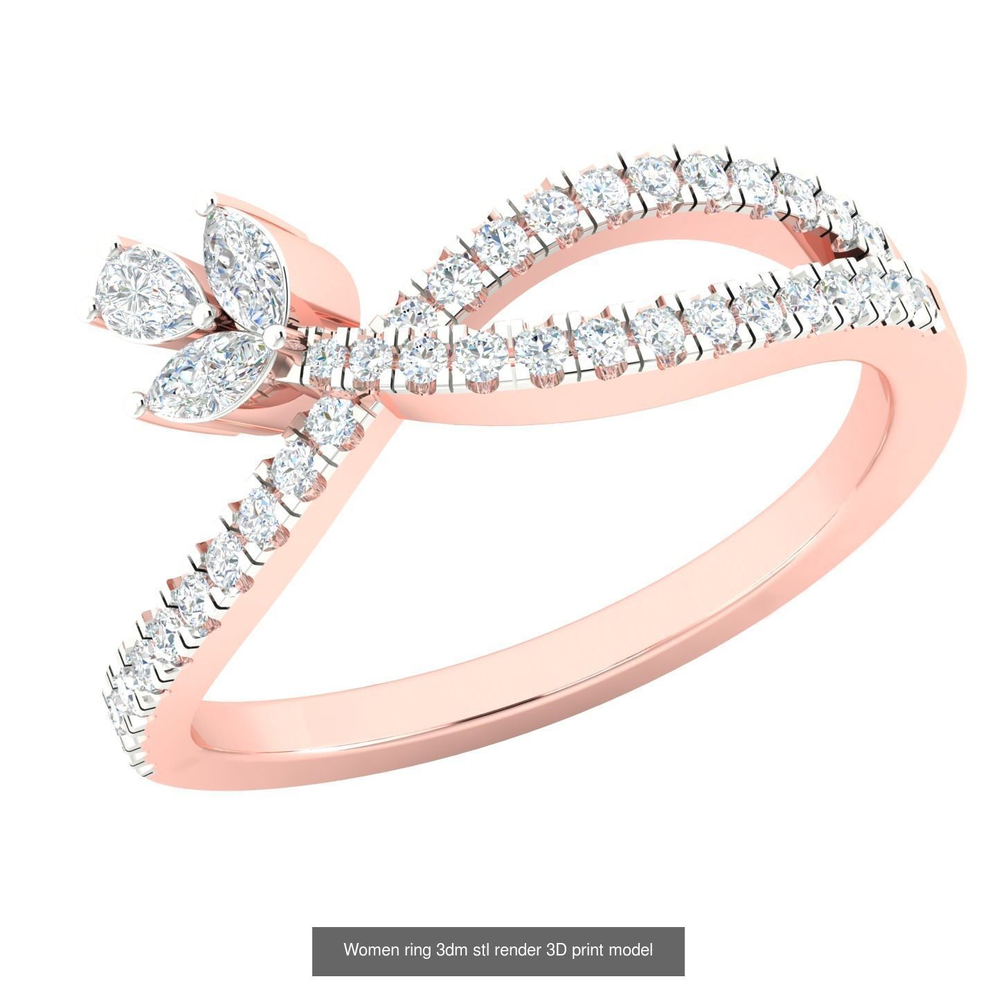440 engagement wedding women ring 3dm details bulk collection  _30