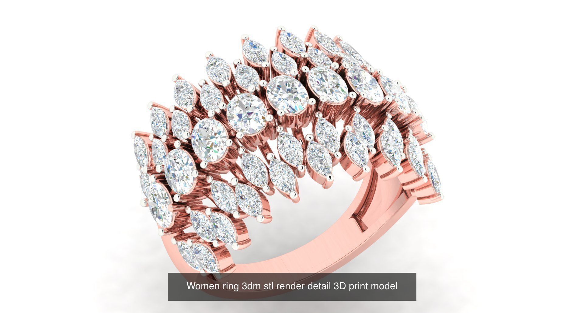 440 engagement wedding women ring 3dm details bulk collection  _104