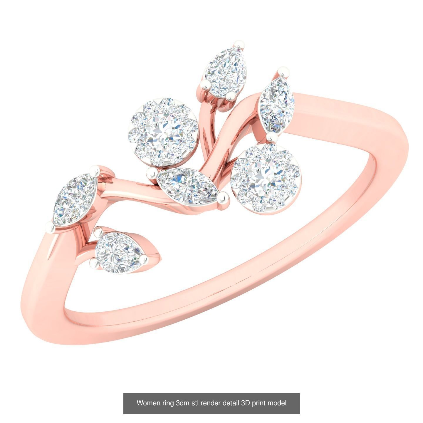 440 engagement wedding women ring 3dm details bulk collection  _163