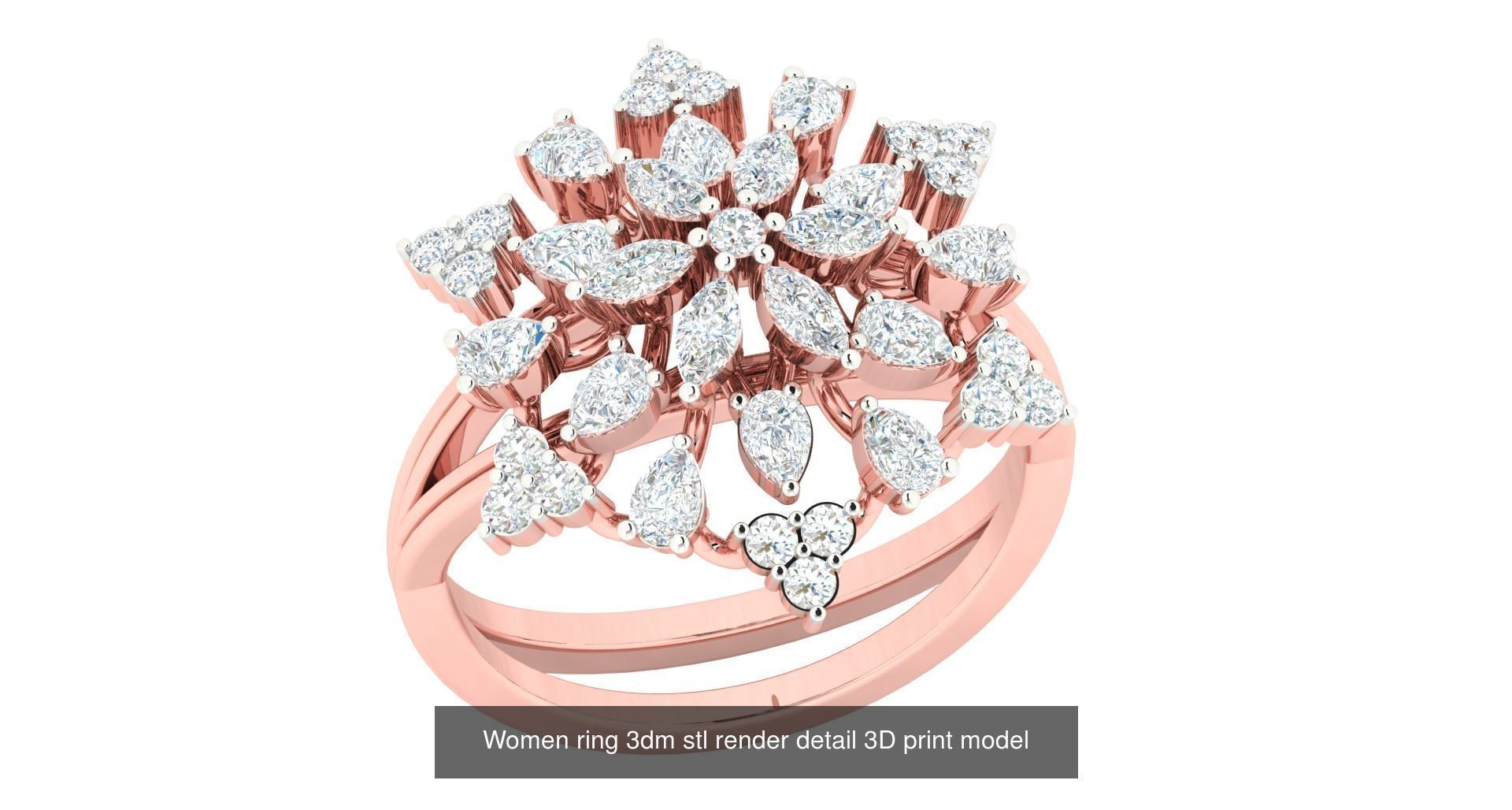 440 engagement wedding women ring 3dm details bulk collection  _119