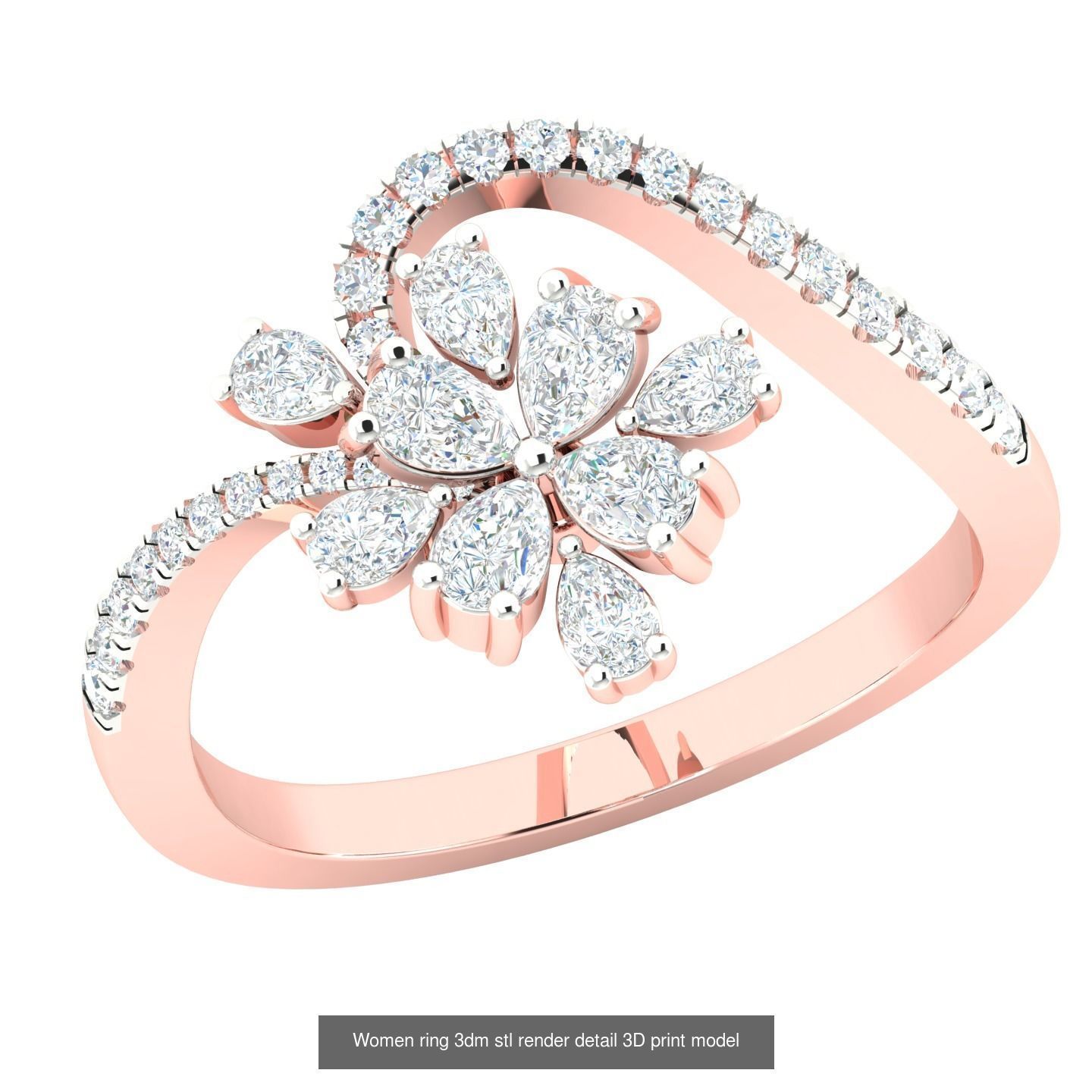 440 engagement wedding women ring 3dm details bulk collection  _83