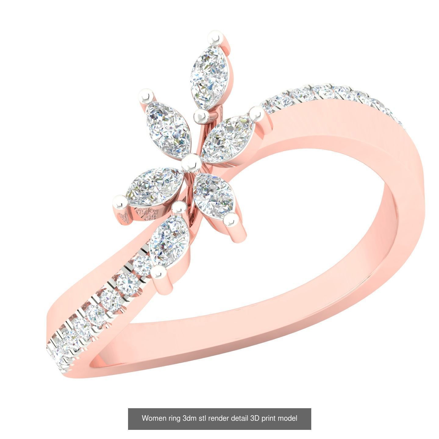 440 engagement wedding women ring 3dm details bulk collection  _147