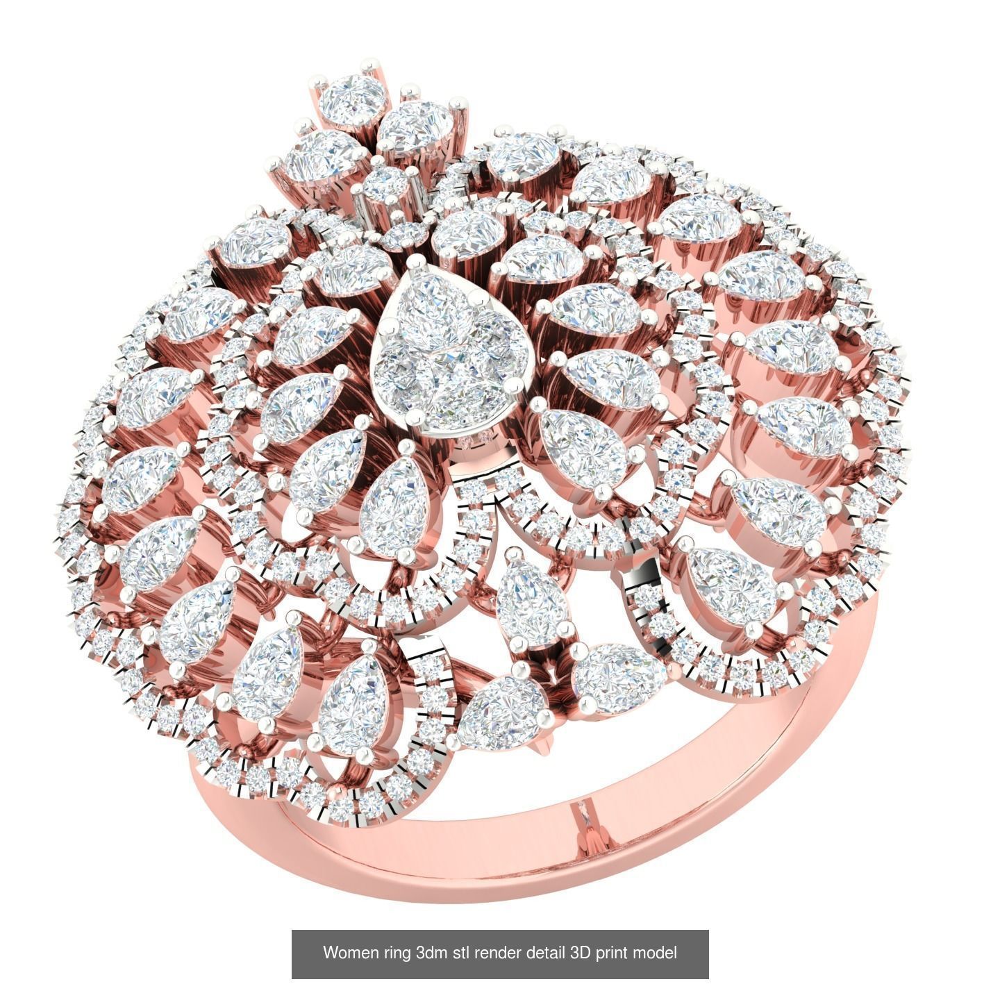 440 engagement wedding women ring 3dm details bulk collection  _88