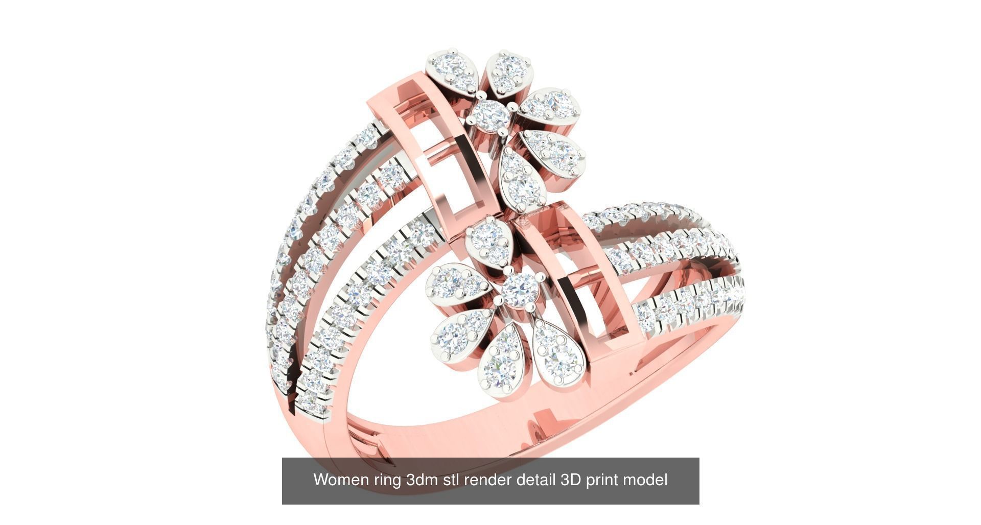 440 engagement wedding women ring 3dm details bulk collection  _132