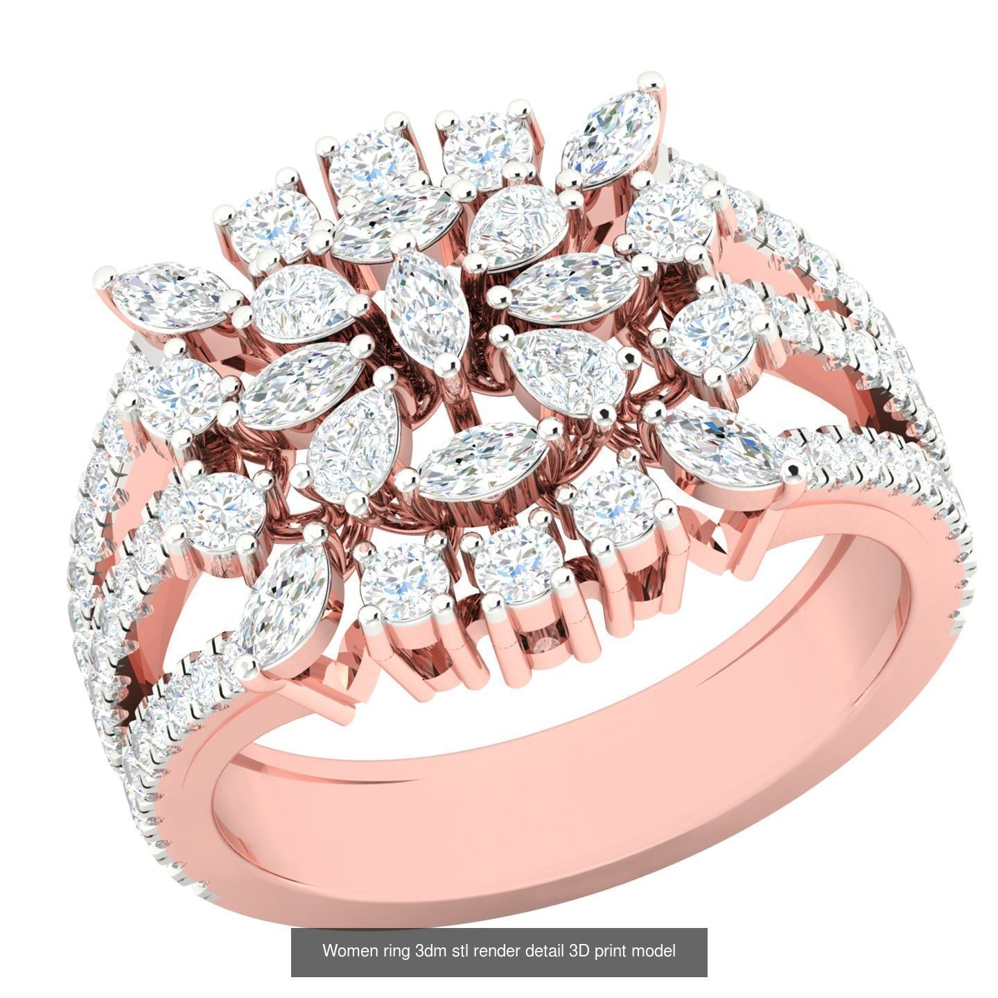 440 engagement wedding women ring 3dm details bulk collection  _43