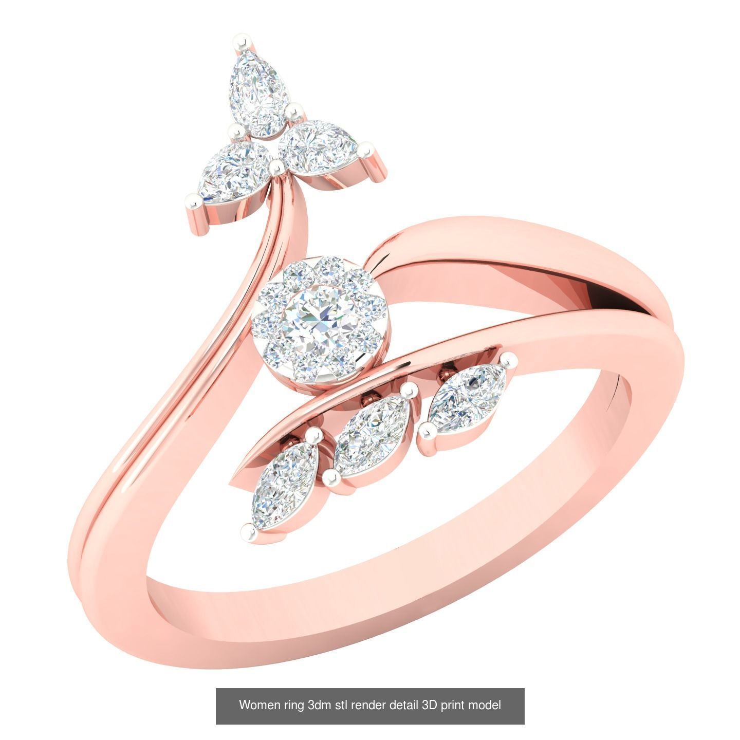440 engagement wedding women ring 3dm details bulk collection  _162