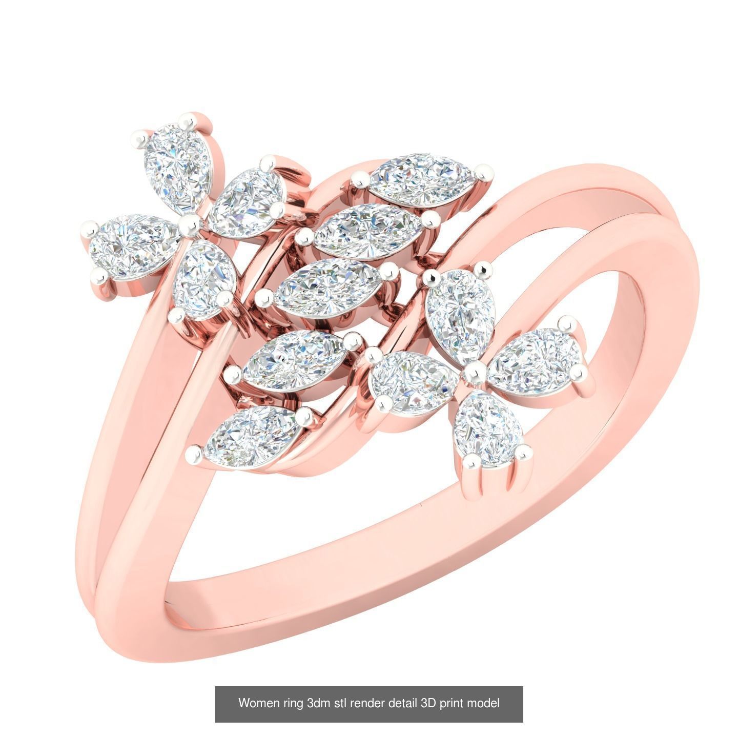 440 engagement wedding women ring 3dm details bulk collection  _152
